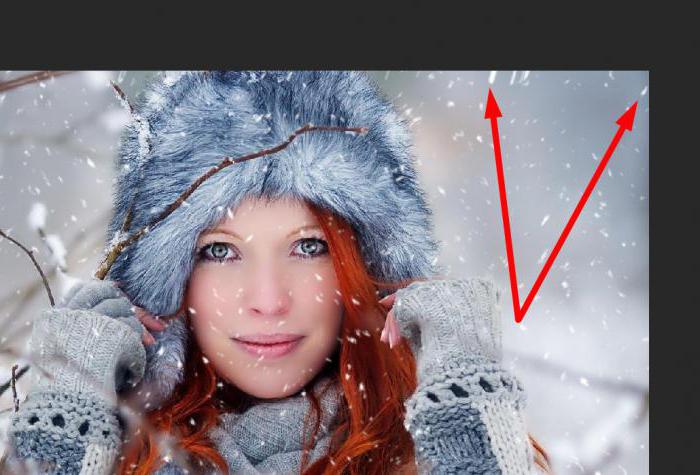 aggiungi la neve in Photoshop