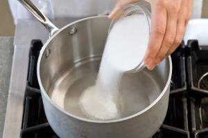kako narediti sladkorni sirup