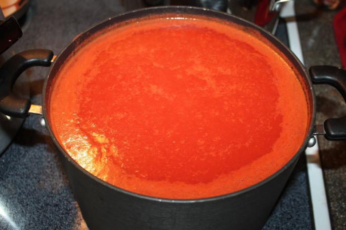 preparaty do zimowego soku pomidorowego