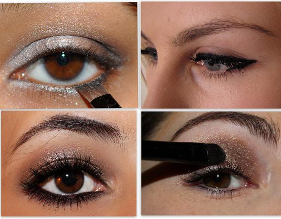 kako lijepa make-up eyeliner