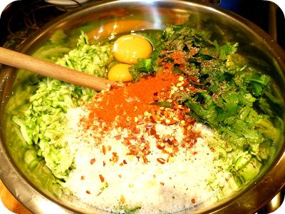 frittelle di zucchine con aglio