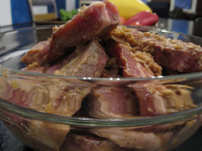 как да маринираме свинско шашлик с оцет