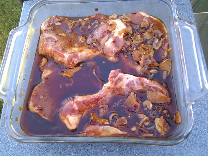 Мариновайте месото за свинско шишче