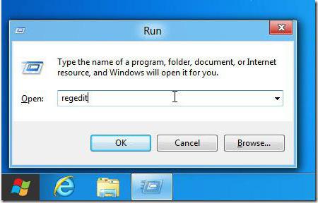 gdje je urednik registra u sustavu Windows 7
