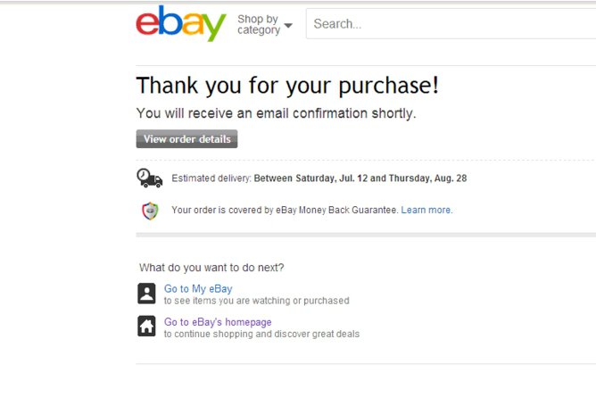 kako naručiti robu na ebayu