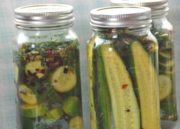 pickle okurky recept
