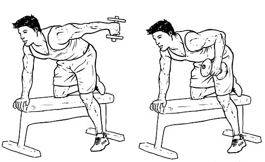 Kako črpalke triceps dumbbells