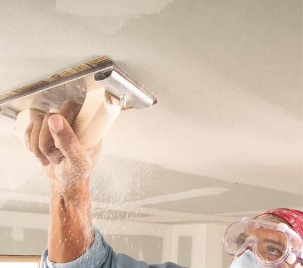 как да замажете таван от гипсокартон за боядисване