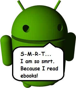 książki na telefonie z Androidem