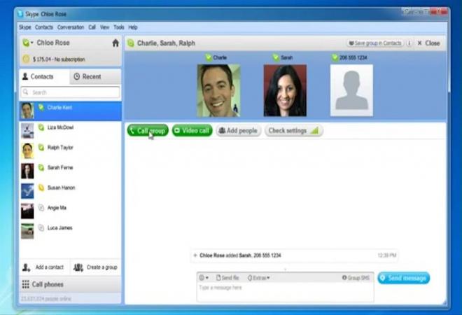 Kontakty Skype