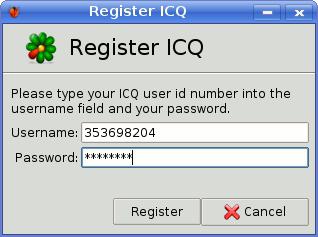 Registrirajte se u ICQ bez SMS-a
