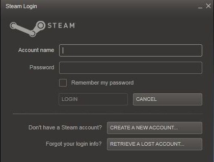 come restituire l'account Steam