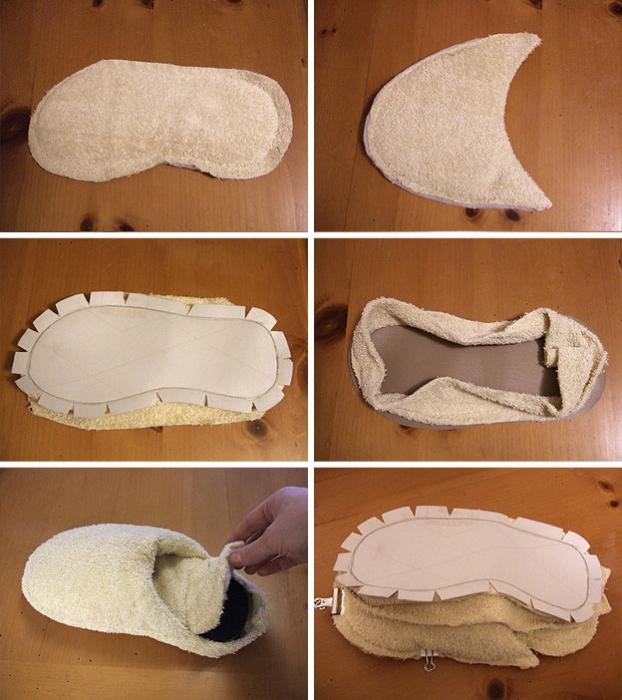 kako šivati ​​papuče