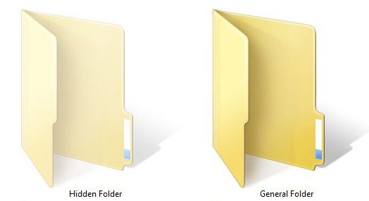 показва скрити файлове и папки на Windows 7