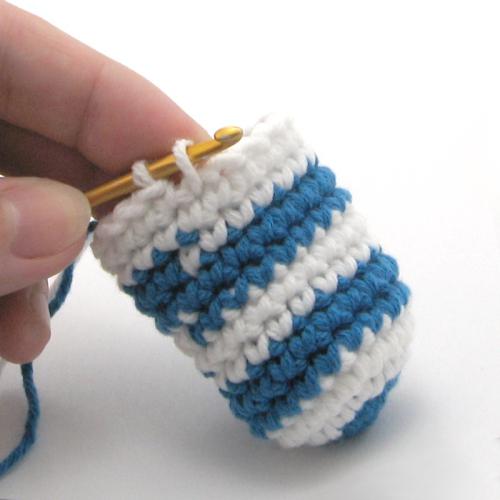 podwójne szydełko jak robić na drutach