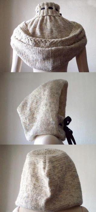 come legare un cappuccio con ferri da maglia nel modo più semplice
