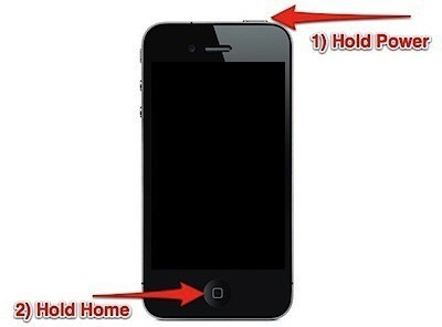 pulsante di accensione di iPhone