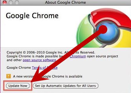 zaktualizuj przeglądarkę Chrome Chrome za darmo
