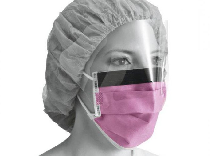 Медицинска маска с еластична лента