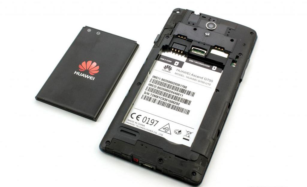 Спецификации на Huawei G700