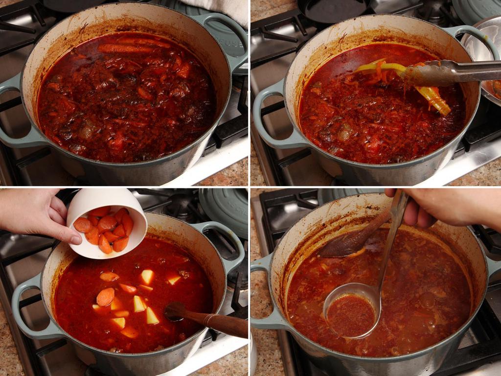 proces kuhanja mađarskog gulaša