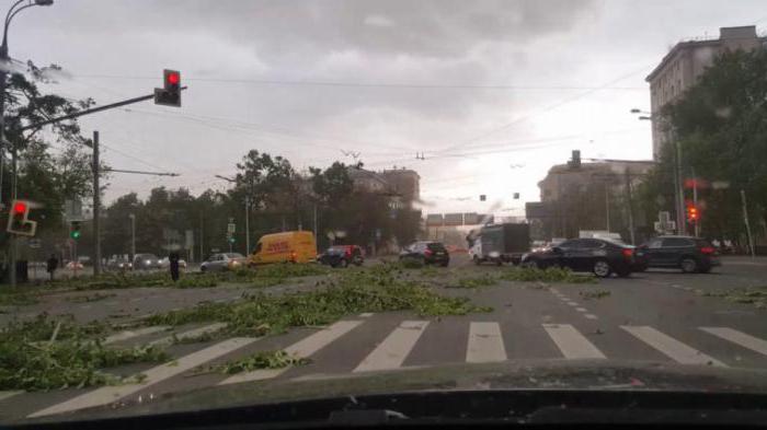 Uragan u listopadu u Baškiriji