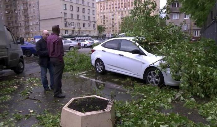 ураган в района на Архангелск в Башкирия