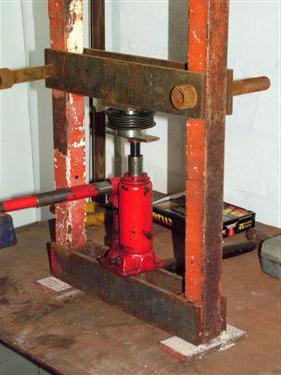 pressa idraulica manuale