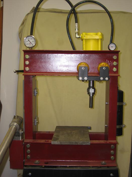 pistone della pressa idraulica