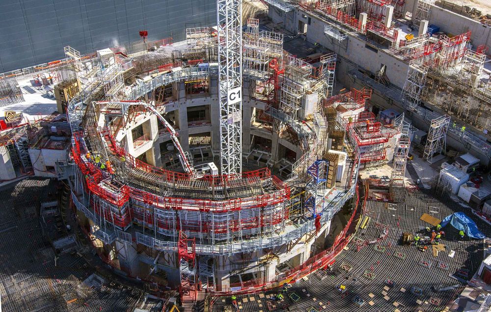 Reattore di fusione in costruzione ITER