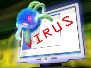 komputer zainfekowany wirusem