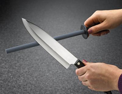 как да заточите ножовете бар