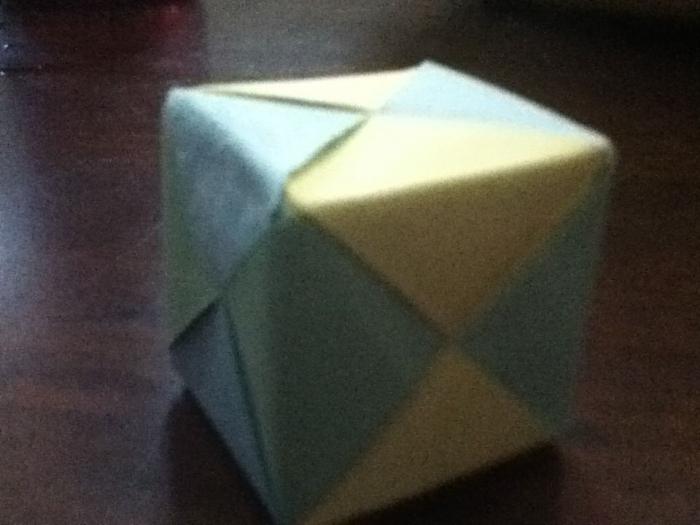 как да направите хартиен куб