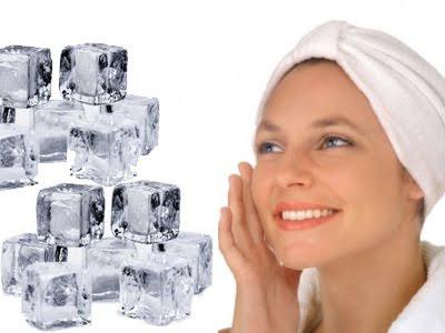 cubetti di ghiaccio per ricette per il viso