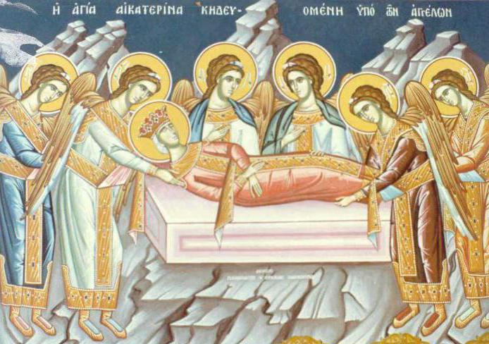 Velký martýr Catherine ikona význam