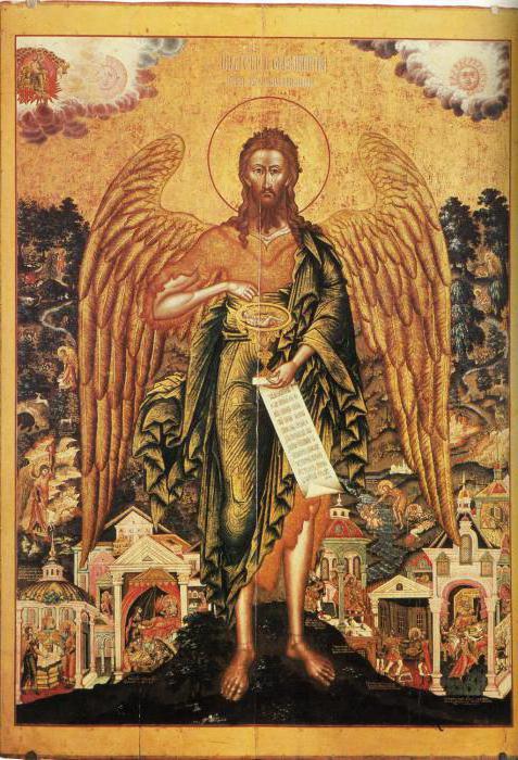 ikona Ivana Krstitelja s zdjelom