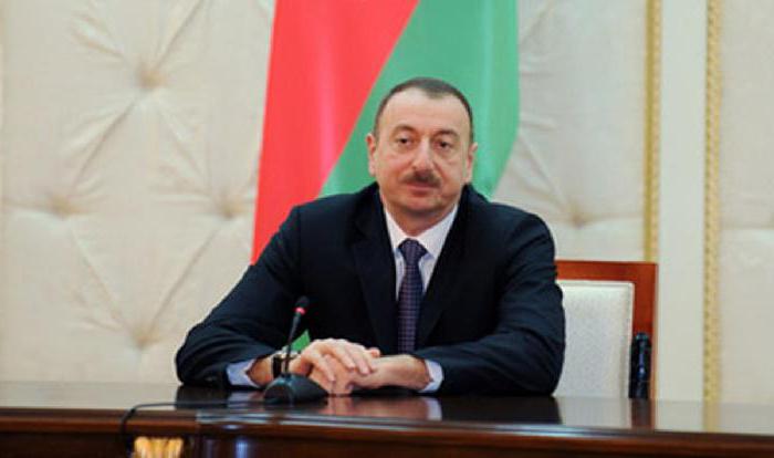 Ilham Aliyev e la sua famiglia