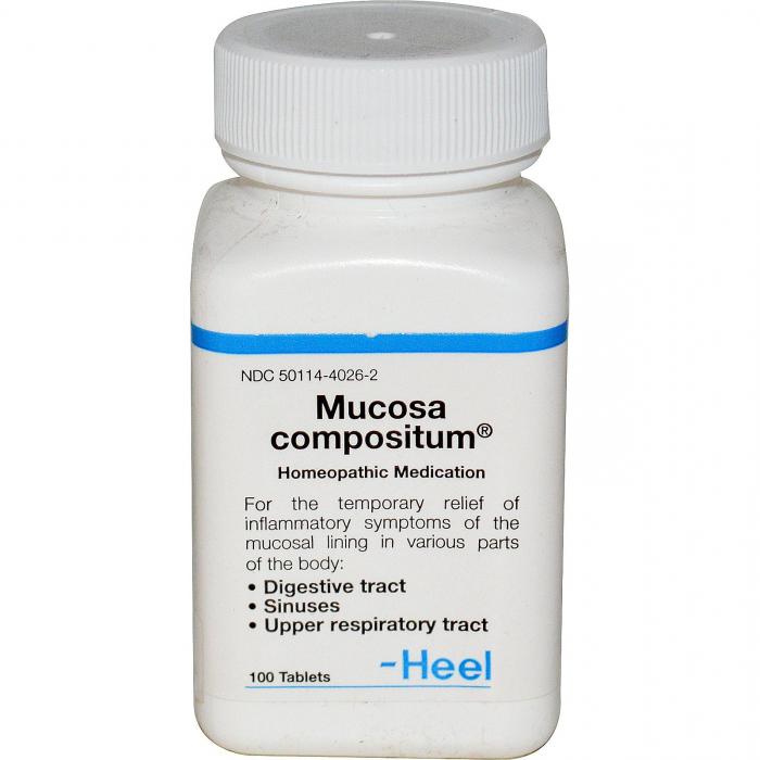 aplikacja mucosa compositum