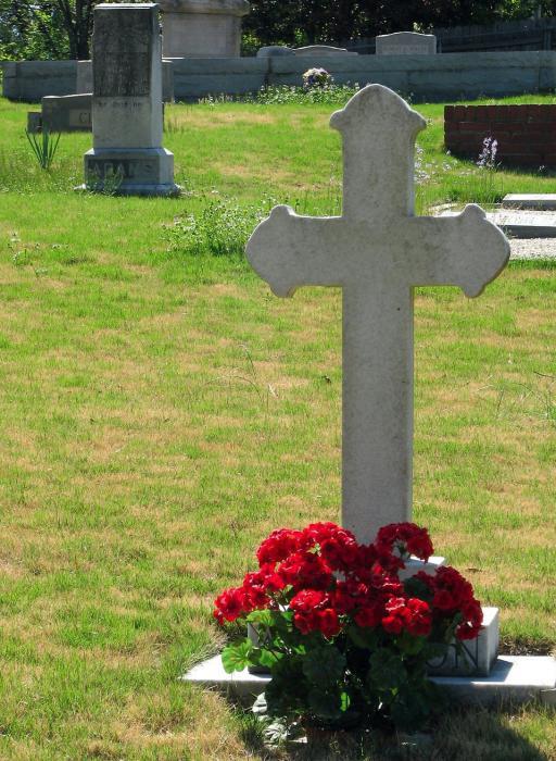 Zlepšení hrobu na hřbitově