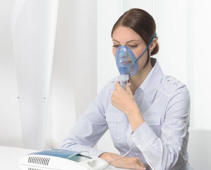 inalazione con nebulizzatore di tosse secca