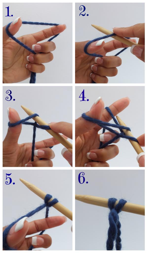 jak zapętlić igłę do robienia na drutach