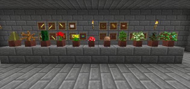 как да си направим саксия с цветя в minecraft
