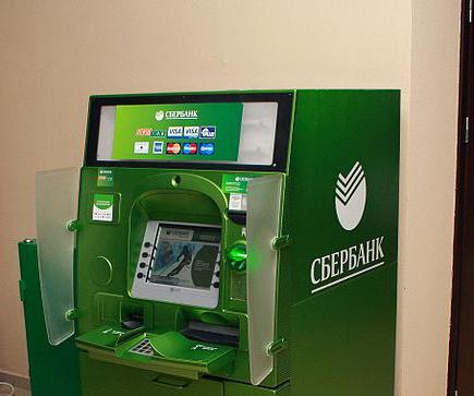 Prenos bančnega avtomata Sberbank