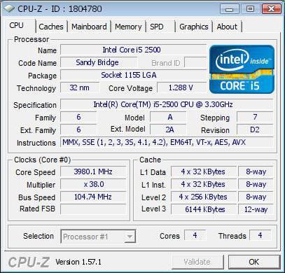 processore i5 2500