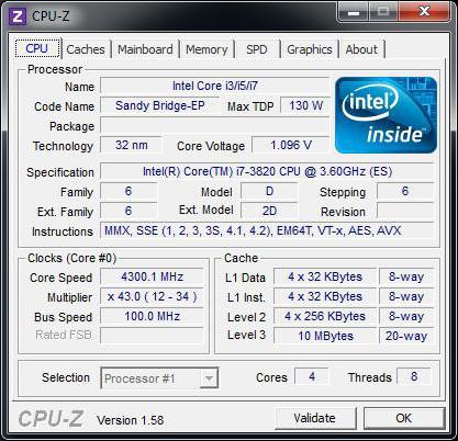 processore i7 3820