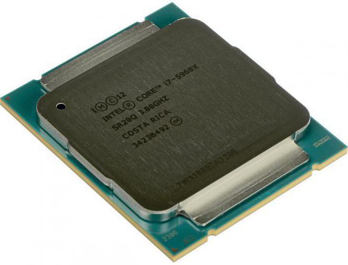 Intelovo jedro i7 5960x skrajno