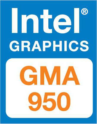 grafický adaptér intel gma 950