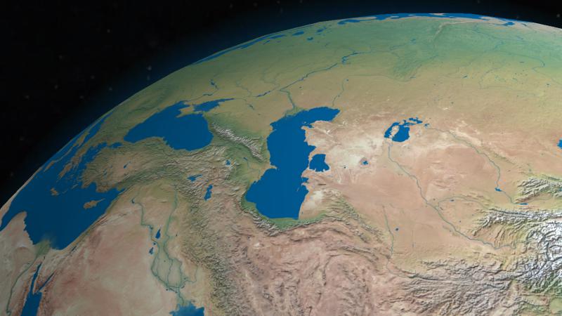Głębia Jeziora Kaspijskiego