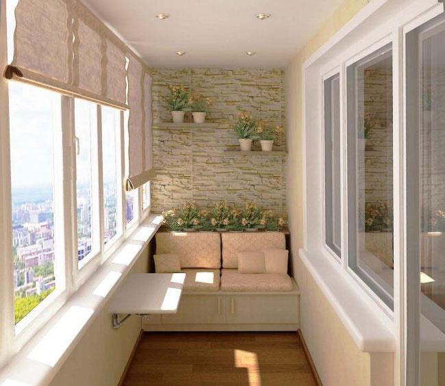 Опции за вътрешен балкон