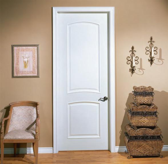 bílé vnitřní dveře